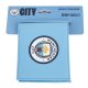 Official Manchester City FC Coloured PU Wallet – Blue with Club Crest
