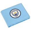 Official Manchester City FC Coloured PU Wallet – Blue with Club Crest