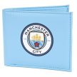 Official Manchester City FC Coloured PU Wallet – Blue with Club Crest