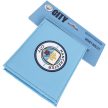 Official Manchester City FC Coloured PU Wallet – Blue with Club Crest