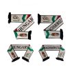 Hungary two sided white scarf