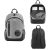 Official Paris Saint-Germain FC Grey Backpack – Black Crest & Laptop Pocket