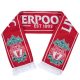 Liverpool Established 1892 Knit Scarf in red and white