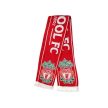 Liverpool Established 1892 Knit Scarf in red and white