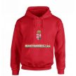 Hungary Kids Hoodie with Crest – National Team Sweatshirt (Red)