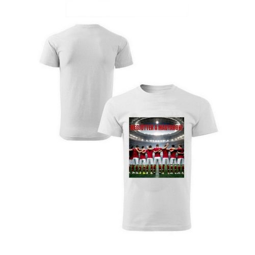 Hungary "The Hungarians Have Arrived!" White T-shirt – Hungarian National Team Supporter Shirt