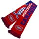 Official Montreal Canadiens Word Mark NHL Knitted Scarf – Licensed Merchandise, Red & Blue