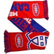 Official Montreal Canadiens Word Mark NHL Knitted Scarf – Licensed Merchandise, Red & Blue