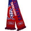 Official Montreal Canadiens Word Mark NHL Knitted Scarf – Licensed Merchandise, Red & Blue