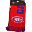 Official Montreal Canadiens Word Mark NHL Knitted Scarf – Licensed Merchandise, Red & Blue