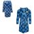 Manchester City F.C. Men's blue Dressing Gown – Fleece Hooded Robe with Club Crest