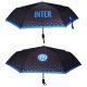 Official Inter Milan Automatic Umbrella – Black & Blue, Folding Design