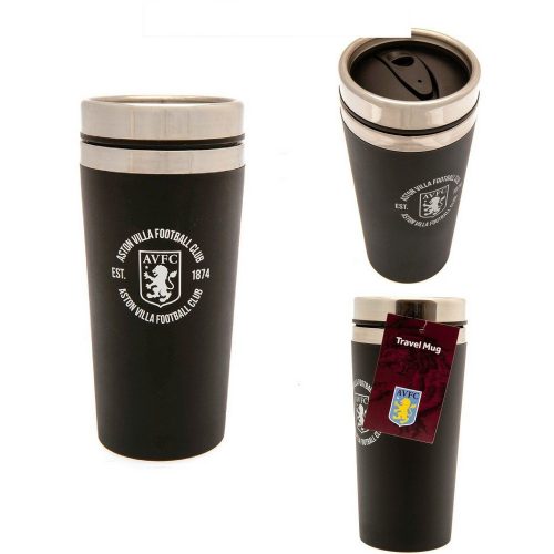 Aston Villa Aluminium Travel Mug BL