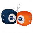 Denver Broncos fuzzy dice