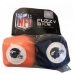 Denver Broncos fuzzy dice