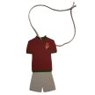 Hungarian National Team Jersey-Shaped Car Air Freshener – "Drukker 10" (Vanilla Scent)