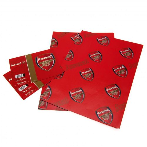 Official Arsenal Gift Wrap, 2 Sheets