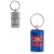 Official FC Barcelona Metal Keyring – Rectangular Silver Finish