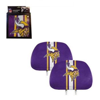   Minnesota Vikings  headrest covers - official licensed product (2 pieces)