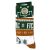 FTC﻿ gold Christmas socks – festive supporter socks with print, football and snowflake design