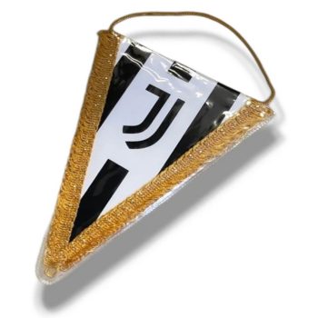   Official Juventus Small Car Flag Gagliardetto Piccolo – Black White