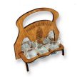 Hungary shot glass set with 6 glasses