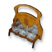 Hungary shot glass set with 6 glasses