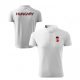 Hungary Men's Collared Supporter Polo Shirt – White