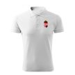 Hungary Men's Collared Supporter Polo Shirt – White