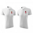 Hungary Men's Collared Supporter Polo Shirt – White