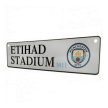 Manchester City FC Football Club Crest Metal Window Sign