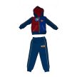 FC Barcelona Kids Hooded Tracksuit / Jogging Set – Official Licensed FCB Kids Leisure Set