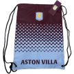 Aston Villa FC Gym Bag – Fade Design Drawstring Bag