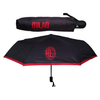   AC Milan FC black umbrella with crest - official licensed product