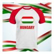 Hungary T-shirt – Hungarian National Team Supporter Shirt (white-red)