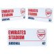 Arsenal FC Metal Street Sign