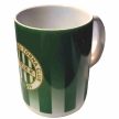 Ferencváros Green and White Striped Ceramic Mug with FTC Crest