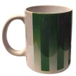 Ferencváros Green and White Striped Ceramic Mug with FTC Crest