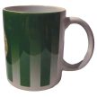 Ferencváros Green and White Striped Ceramic Mug with FTC Crest