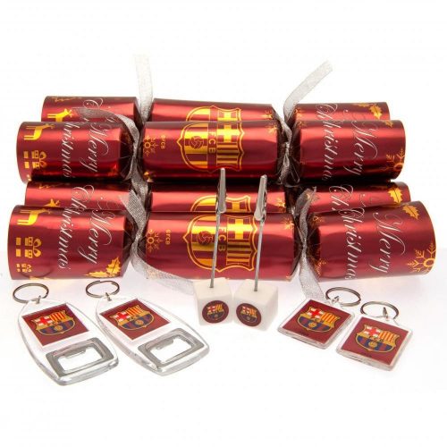 FC Barcelona Christmas Crackers – 6 Pack