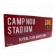 FC Barcelona Metal Street Sign