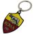 Official AS Roma Shield Keychain Portachiavi – Yellow Red Metal