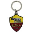Official AS Roma Shield Keychain Portachiavi – Yellow Red Metal