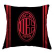 AC Milan Pillow – 40x40 cm, Red/Black, Double Sided