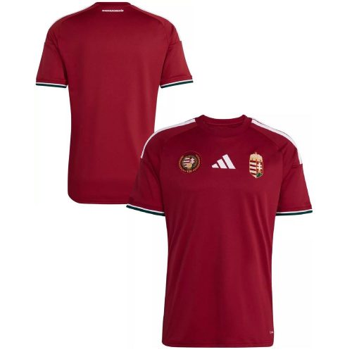Adidas Hungary Supporter Jersey (Red) – Official Home Shirt with Crest