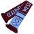 Official West Ham United FC Knitted Fan Scarf – Licensed Merchandise, Claret & Blue
