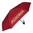 Official AS Roma Automatic Umbrella – Claret & Gold, Folding Design