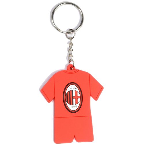 AC Milan full kit keyring – official red-black jersey