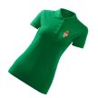 Hungary Women's Collared Polo Shirt – Green Supporter's Polo