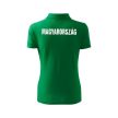 Hungary Women's Collared Polo Shirt – Green Supporter's Polo